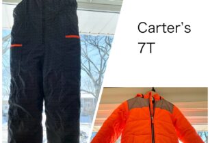Carter’s 七歳 スノースーツ&ジャケットのセットアップ ①