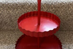 ハートの2段トレー