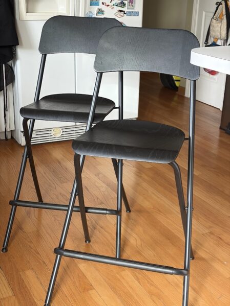 IKEA バーチェア・カウンターチェア2脚セット