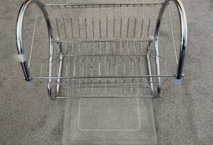 Dish Rack with a Tray 15 in X 9.5 in X 13 in