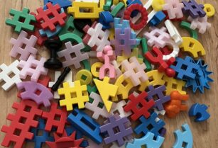 B 学研ニューブロック　100ピース+a