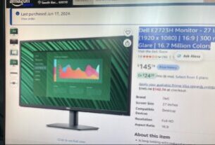 Dell モニター　27 インチ　(値下げました。)