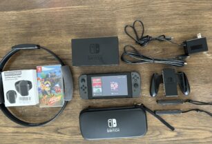 Nintendo Switch & software w/lots of accessories ニンテンドー