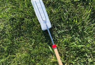 キャンプファイヤーのスモア用の串　