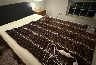 電気ブランケット　タイマー付き