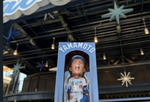 LA ドジャース:山本由伸投手Bobble head売ります。