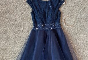パーティ ドレス ネイビー Party Dress