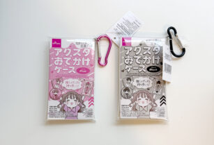 カラビナ付き透明ケース（新品）2つセット